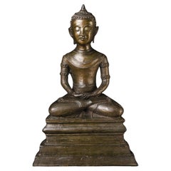 Grand bouddha birman unique du 18e/19e siècle, 10346