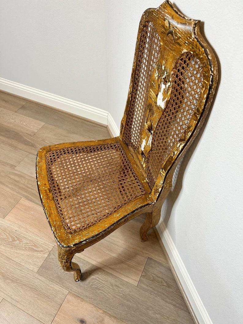 Louis XV 18th/19th Century Venetian Chinoiserie Rococo Chair For Sale
