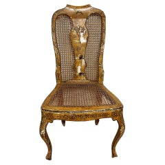 18th/19th Century Venetian Chinoiserie Rococo Chair