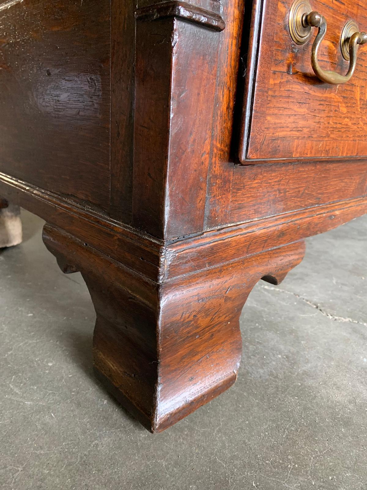 18th-19th Century Welsh Oak Dresser Base with Drawers 5