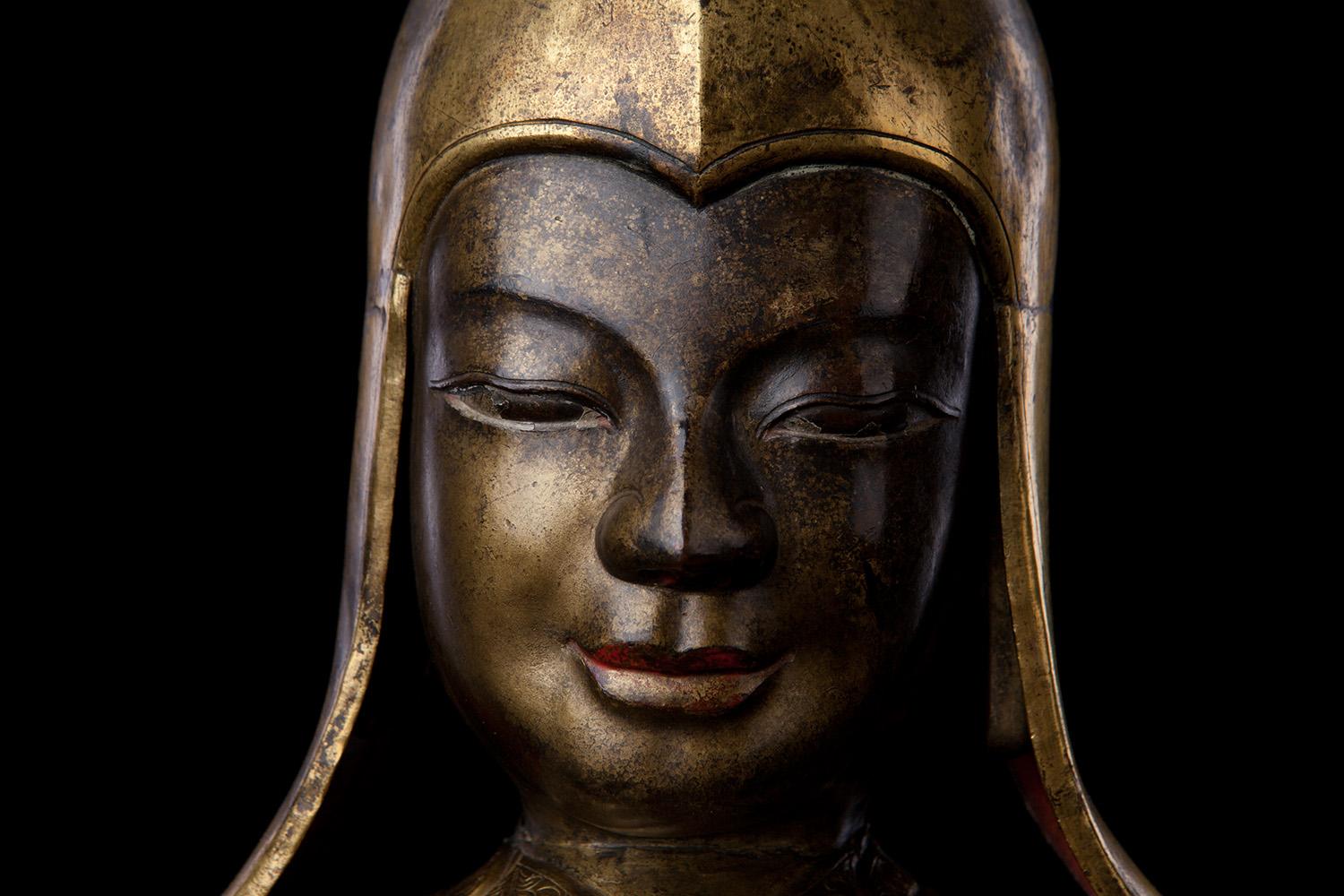 Bronzo 18°/19° sec. Mongolo Tsong Ka Pa, 10152 in vendita