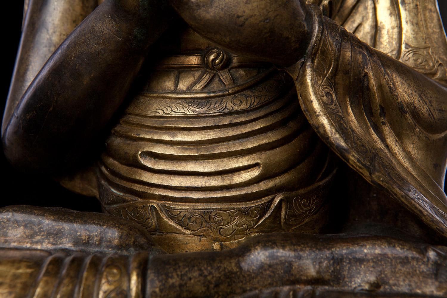 18°/19° sec. Mongolo Tsong Ka Pa, 10152 in vendita 3