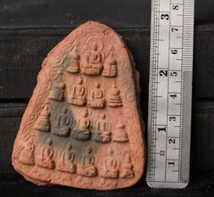 18th/19thC or Earlier Tibetan Clay Tablets with Bodhisattvas