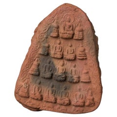 18th/19thC or Earlier Tibetan Clay Tablets with Bodhisattvas
