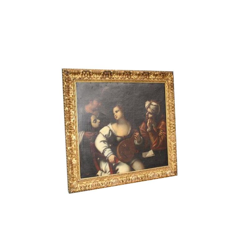 Baroque 18th Biblical Oil on Canvas Pietro della Vecchia Aka Pietro Muttoni For Sale