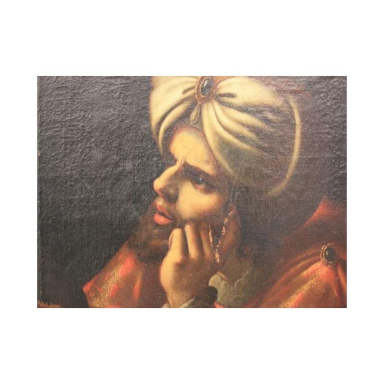 18th Biblical Oil on Canvas Pietro della Vecchia Aka Pietro Muttoni For Sale 1
