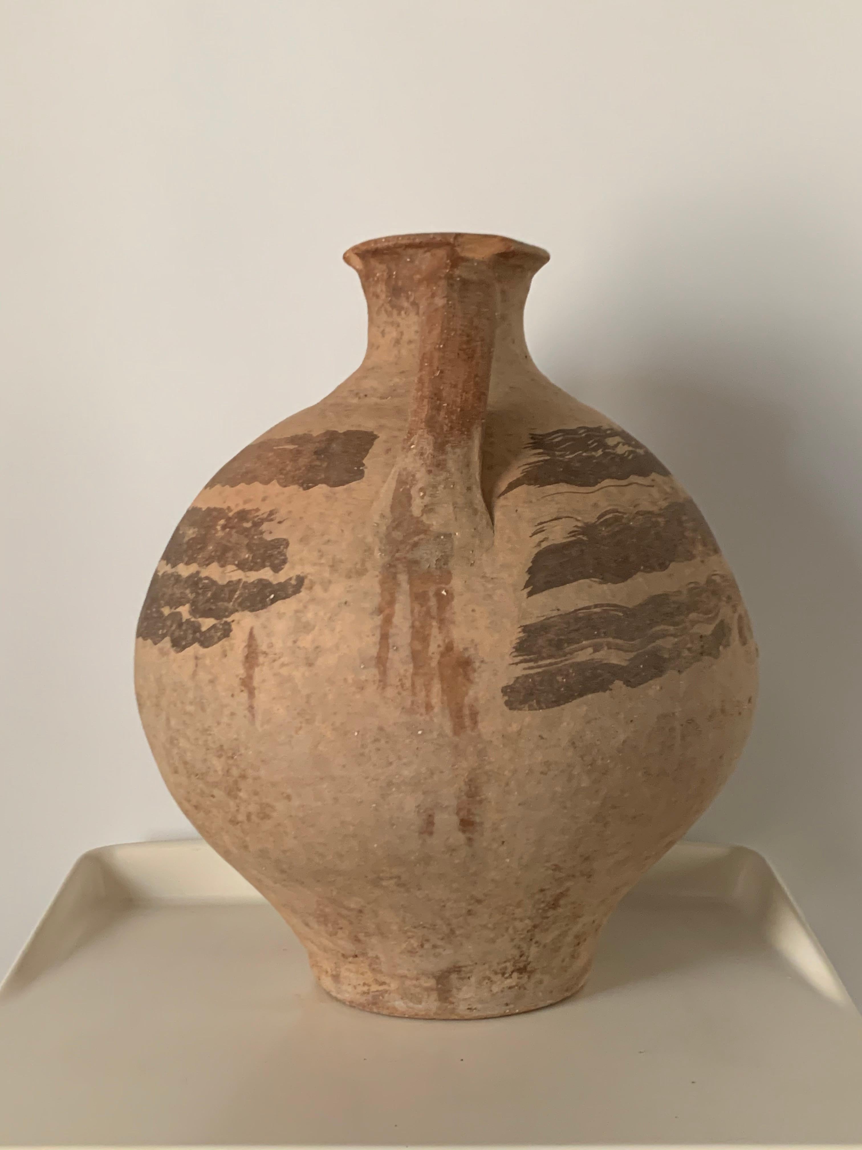 Brautkrug-Kicher „Cantaro“ aus Calanda, Spanien, Terrakotta-Vase, 18. Jahrhundert (Barock) im Angebot