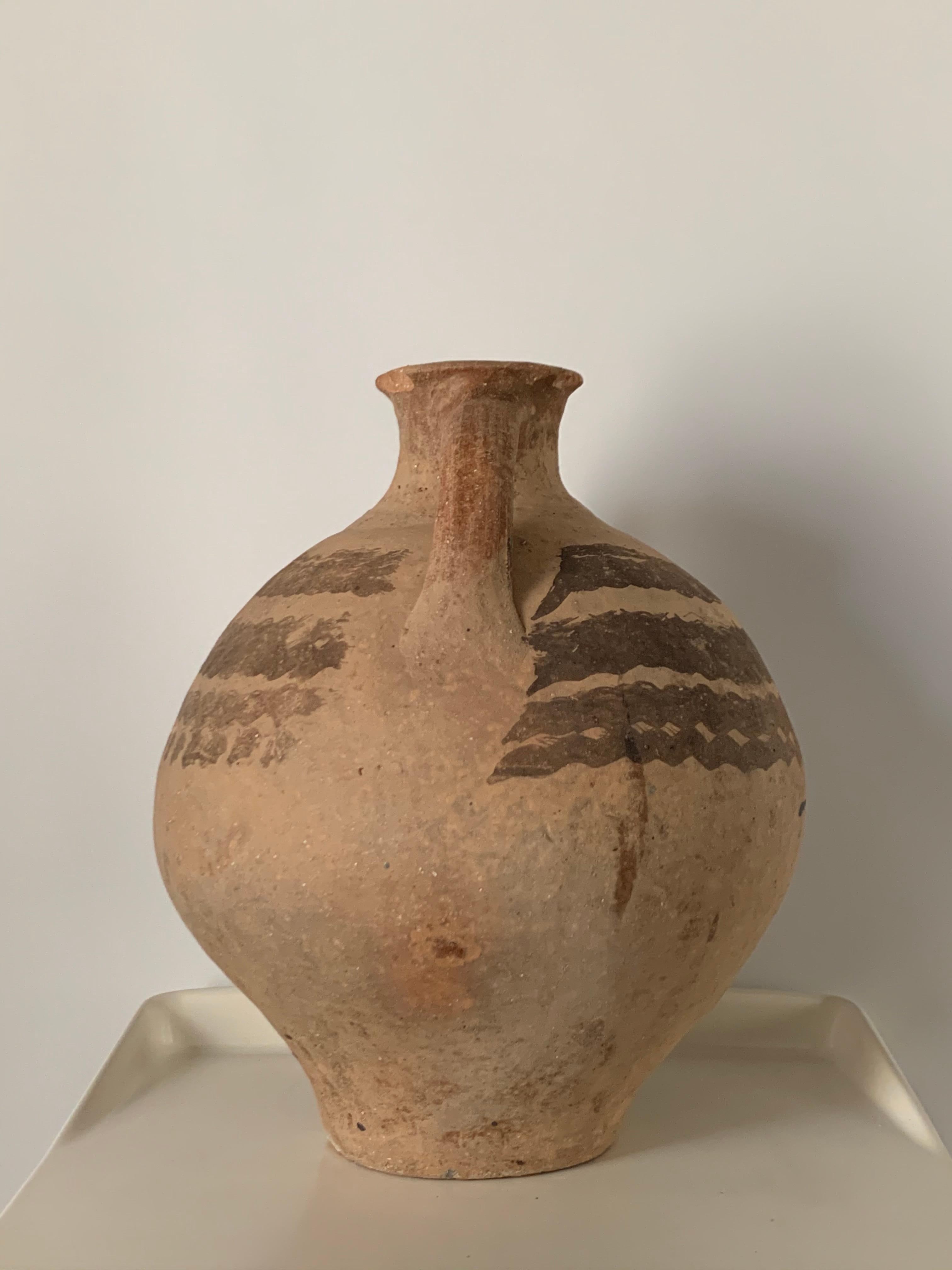 Brautkrug-Kicher „Cantaro“ aus Calanda, Spanien, Terrakotta-Vase, 18. Jahrhundert (Spanisch) im Angebot