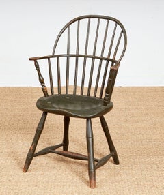 18th c. American Sack Back Windsor Armchair