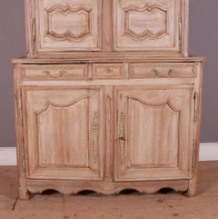 18th C Bleached Oak Buffet de Corps