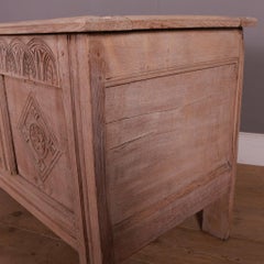 18th C Bleached Oak Coffer