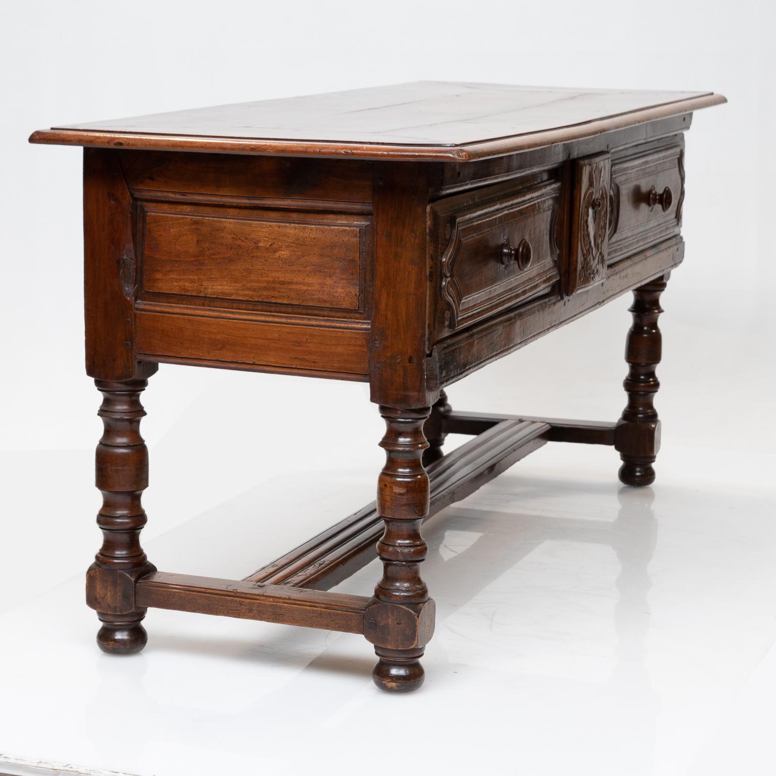 French 18th Century Breton Cherrywood Table For Sale
