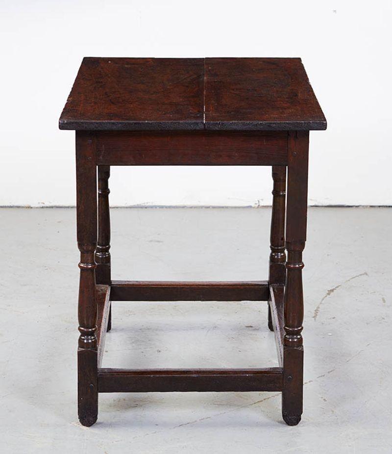 18th C. Burr Oak Table For Sale 2