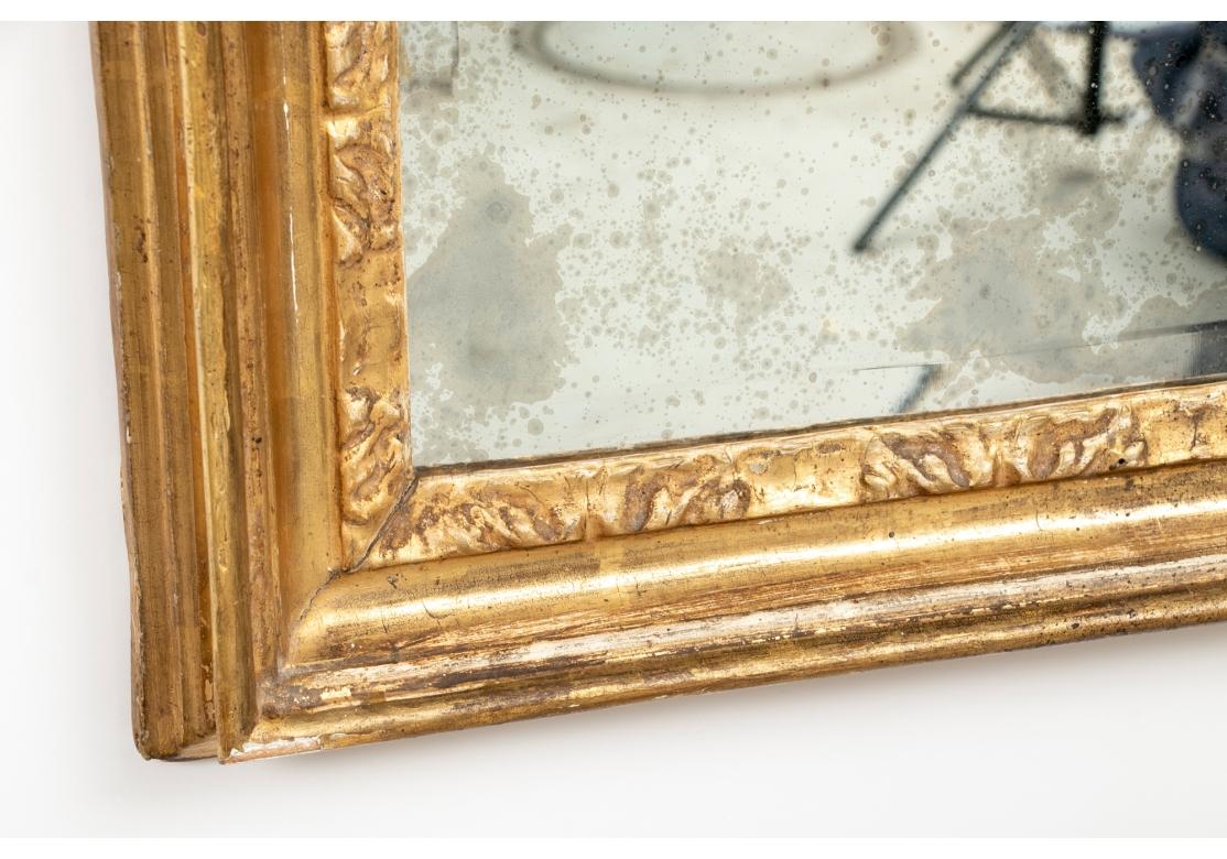 18th C. Carved And Gilt Mirror For Sale 3