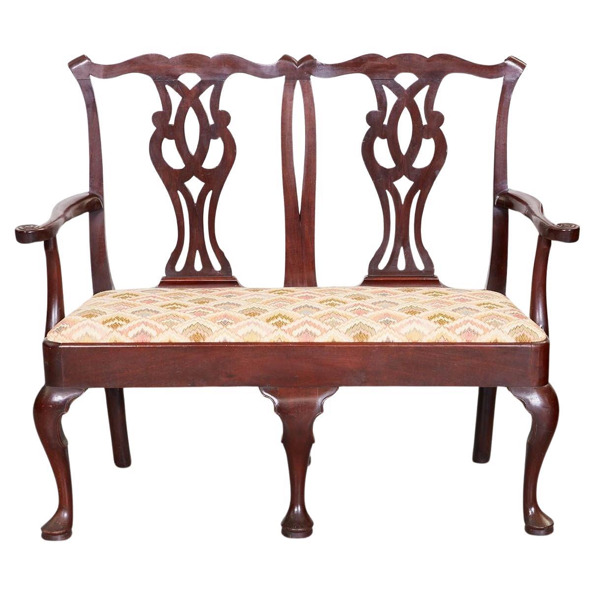 18th c. Chairback Settee For Sale