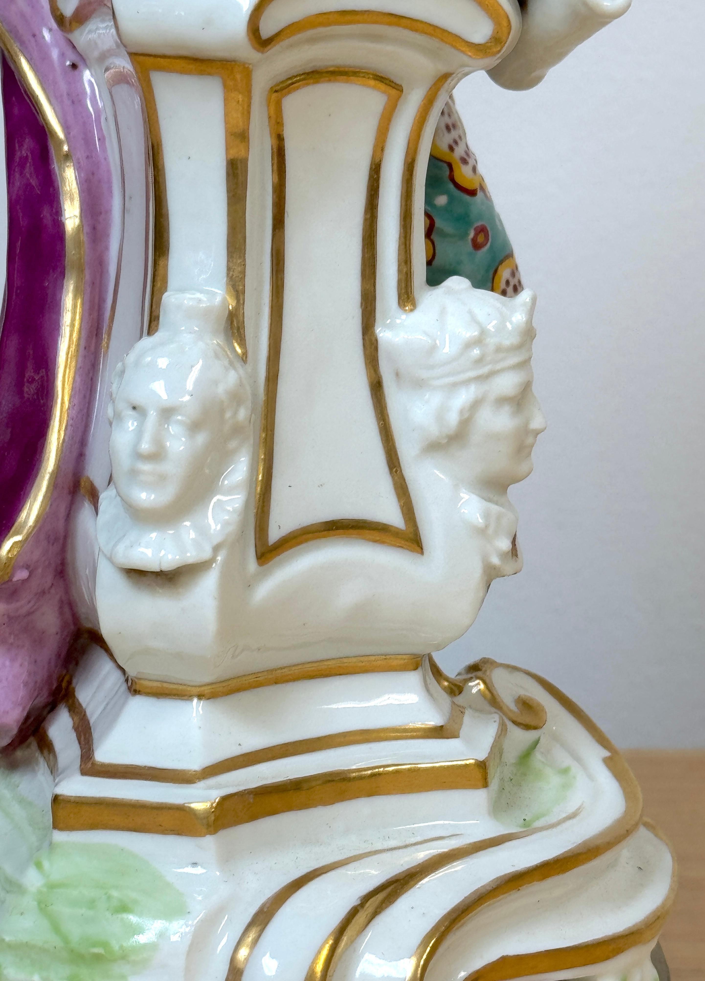 Chelsea Porcelain Figur von Shakespeare aus dem 18. Jahrhundert, jetzt als Lampe im Angebot 4