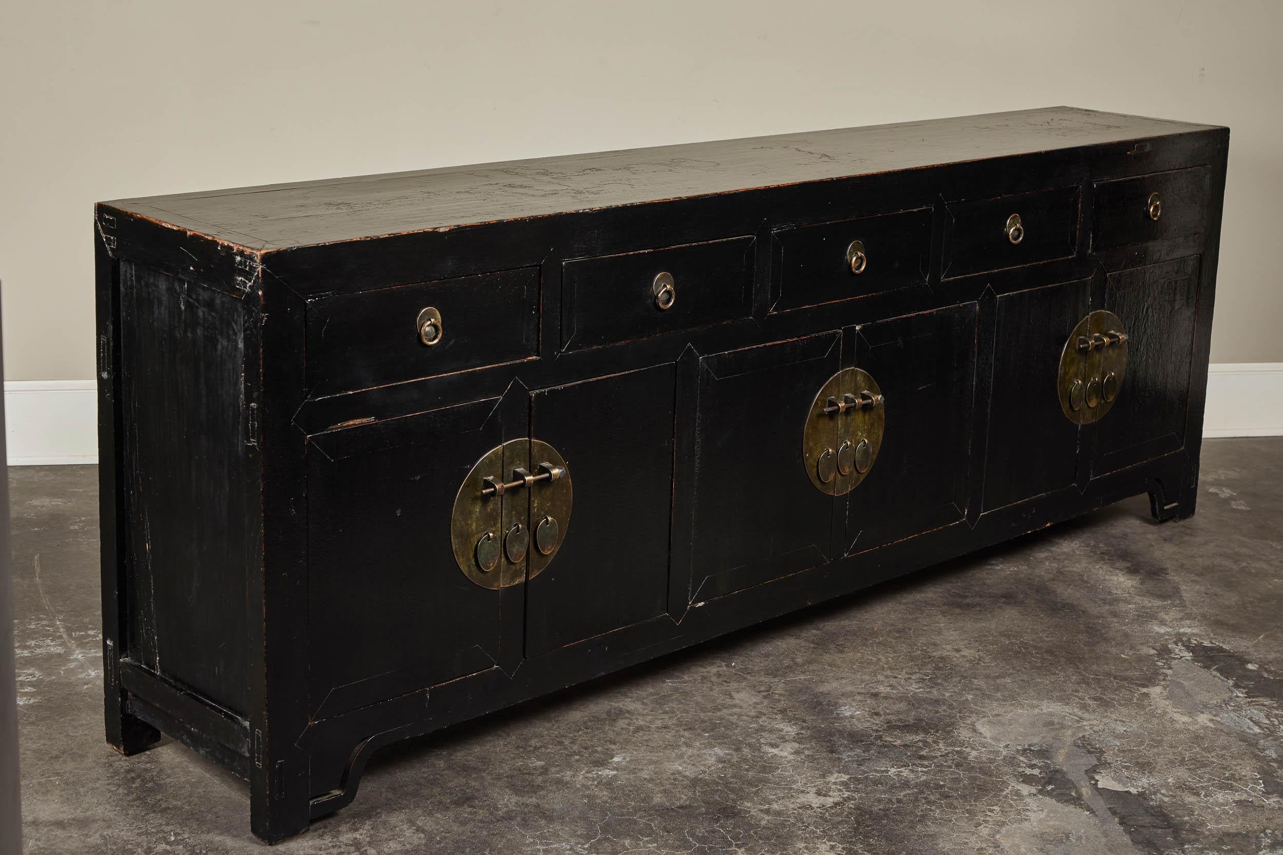 chinese lacquer sideboard