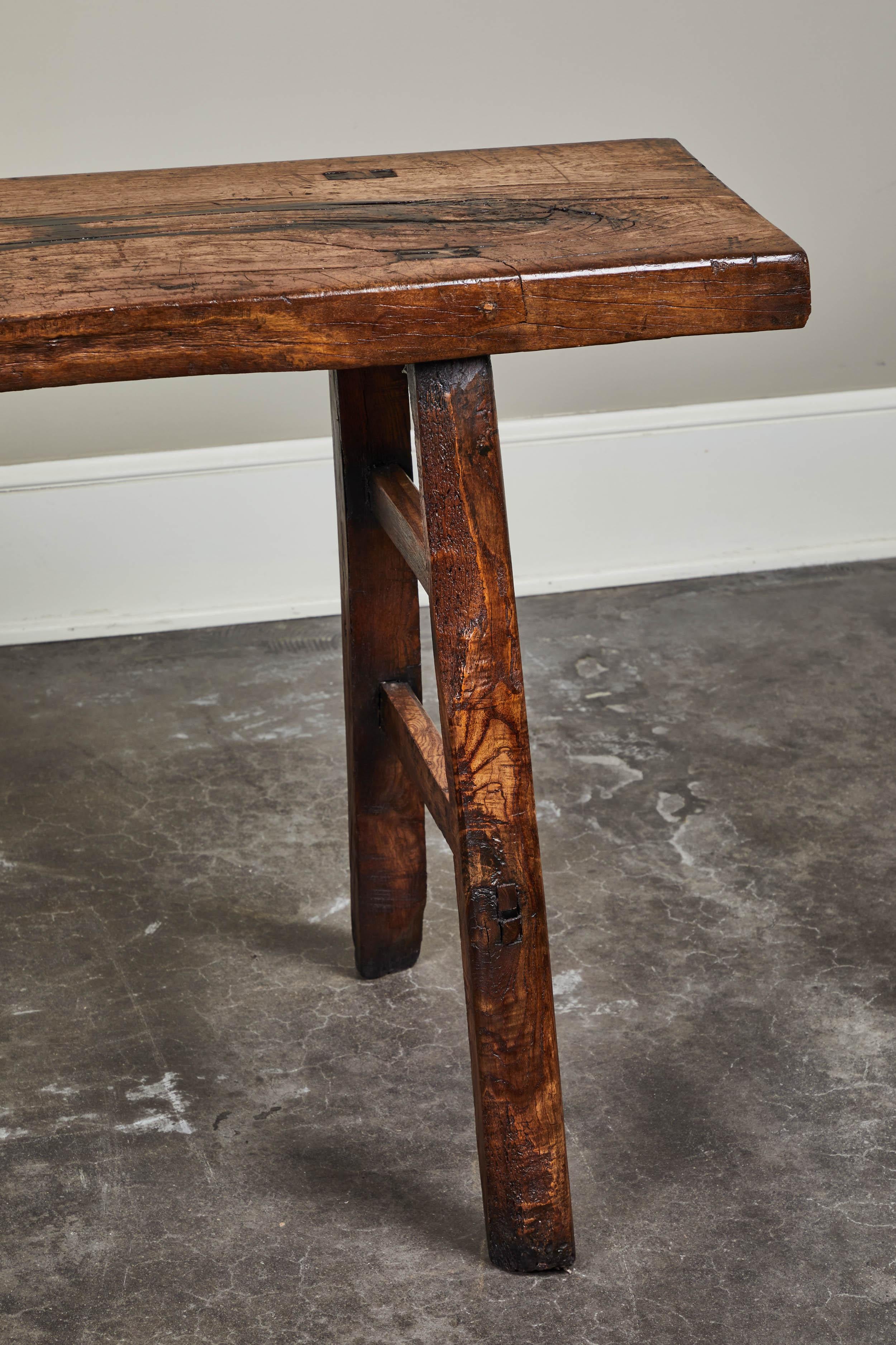 Ming 18th Century Chinese Poplar Altar Table