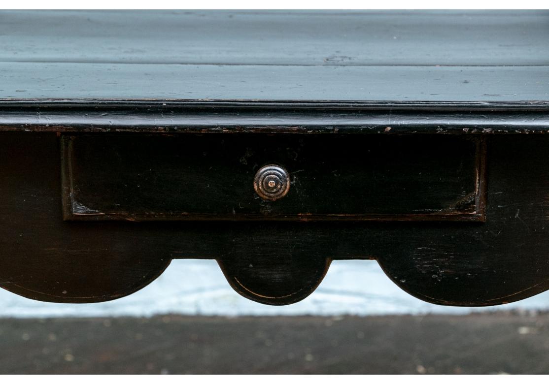 18th Century Continental Ebonized Occasional Table  For Sale 7