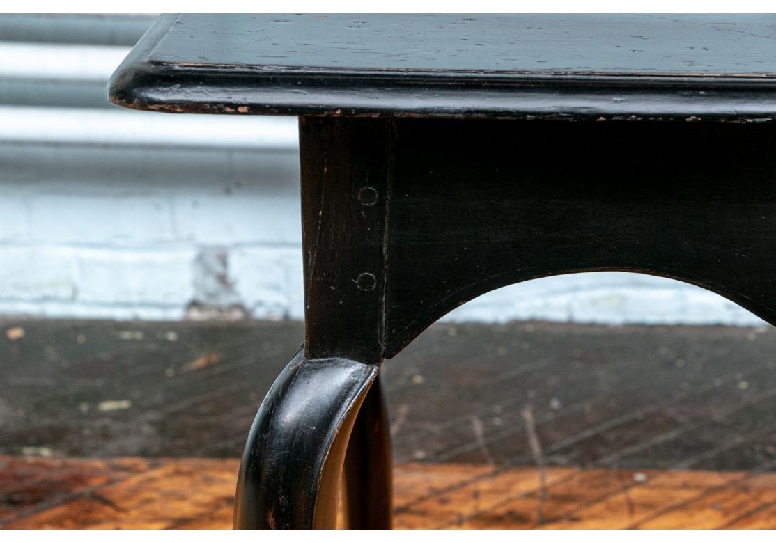 18th Century Continental Ebonized Occasional Table  For Sale 3