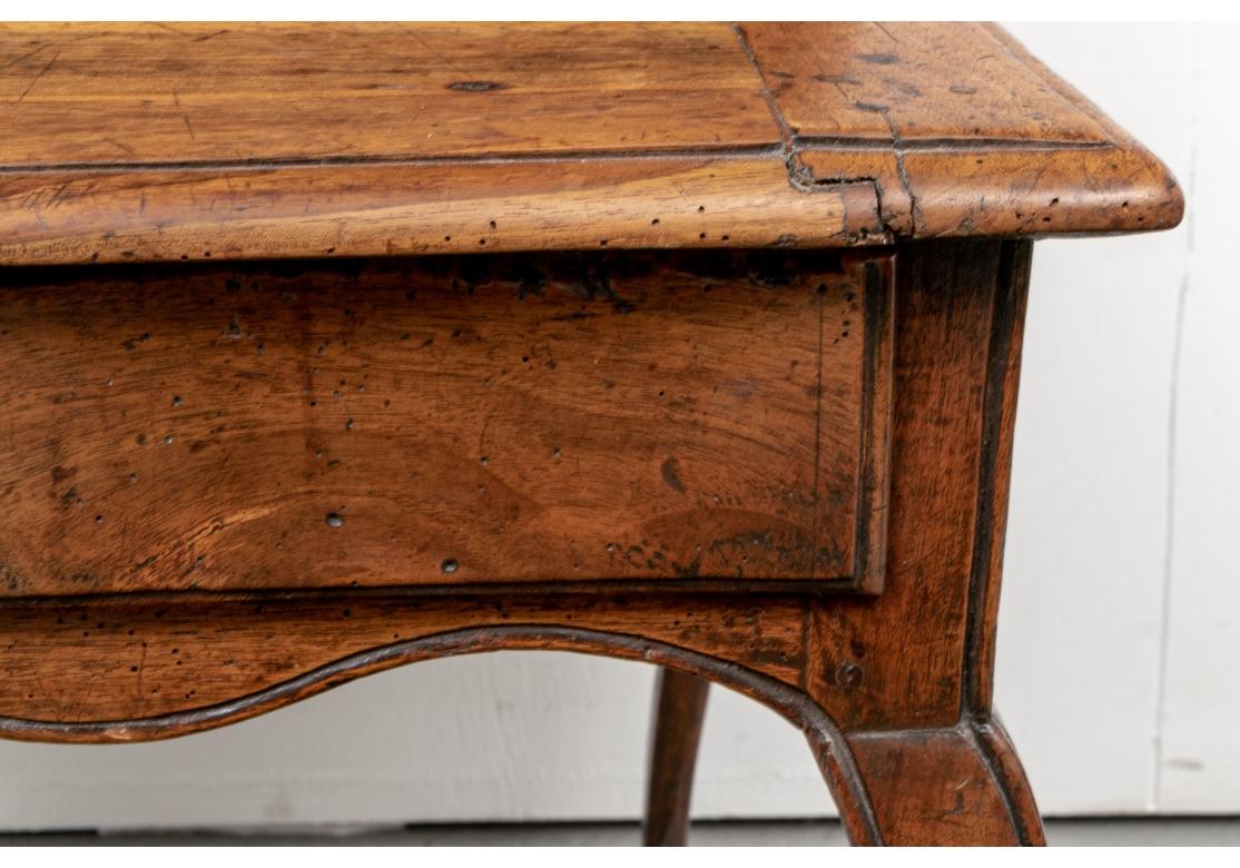 18th C. Country French Walnut Writing Table For Sale 5