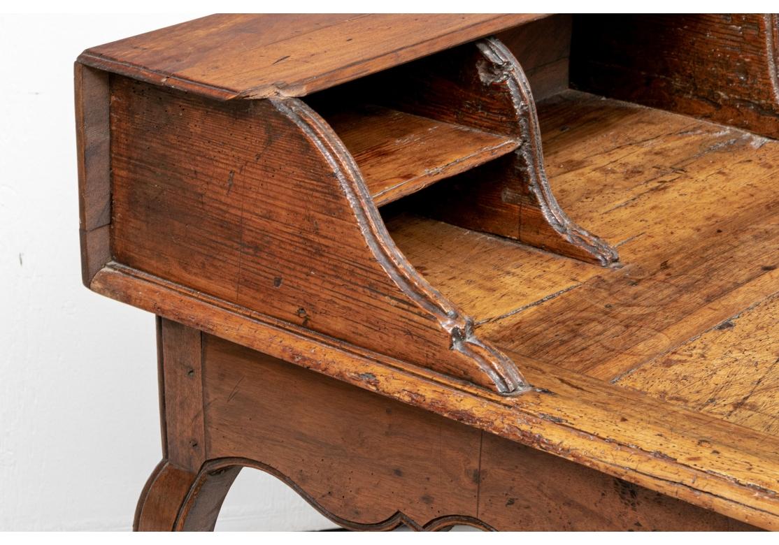 18th C. Country French Walnut Writing Table For Sale 9