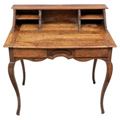 Antique 18th C. Country French Walnut Writing Table