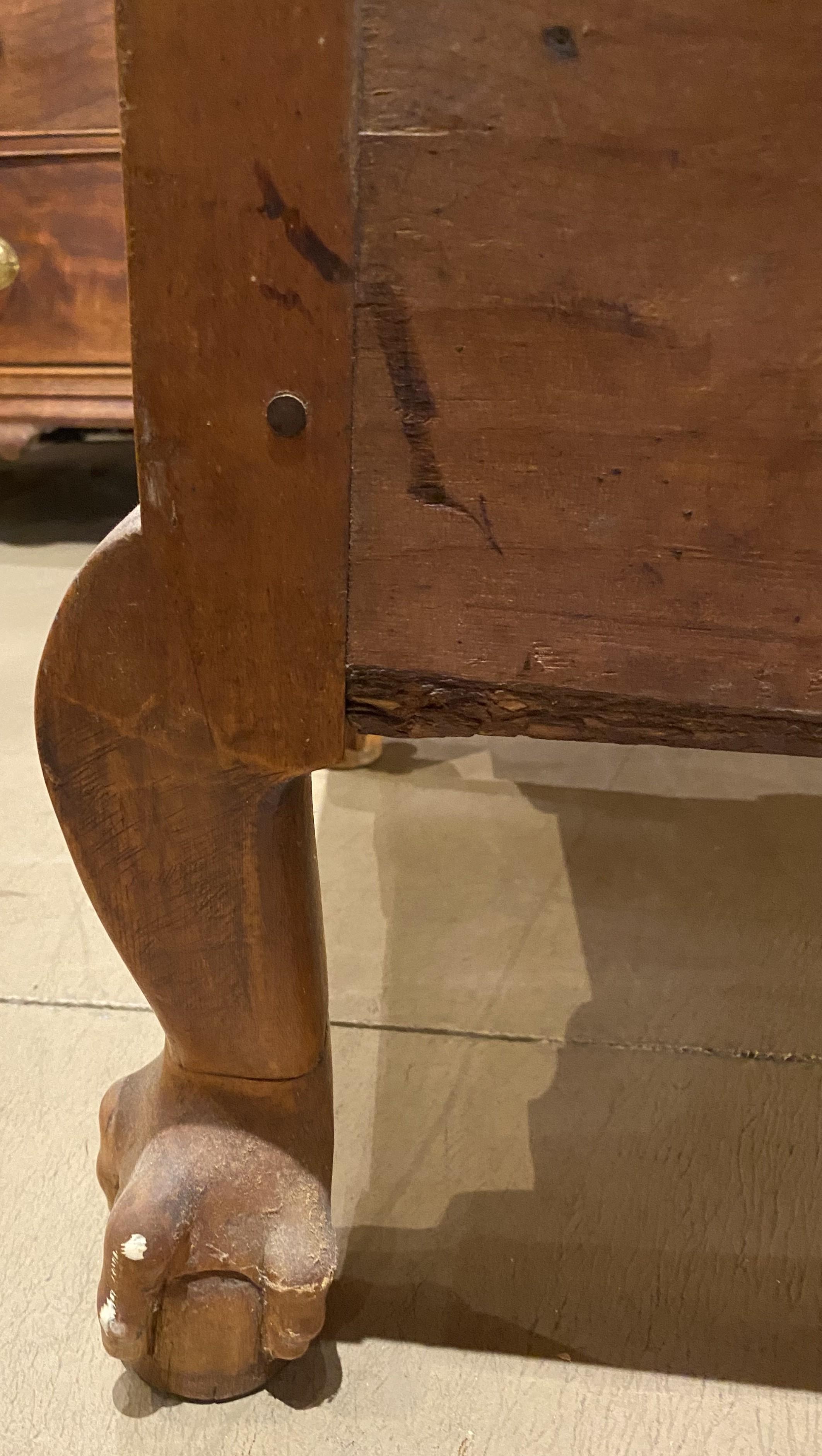 18th c Dunlap School NH Highboy in Birch With Provenance For Sale 5