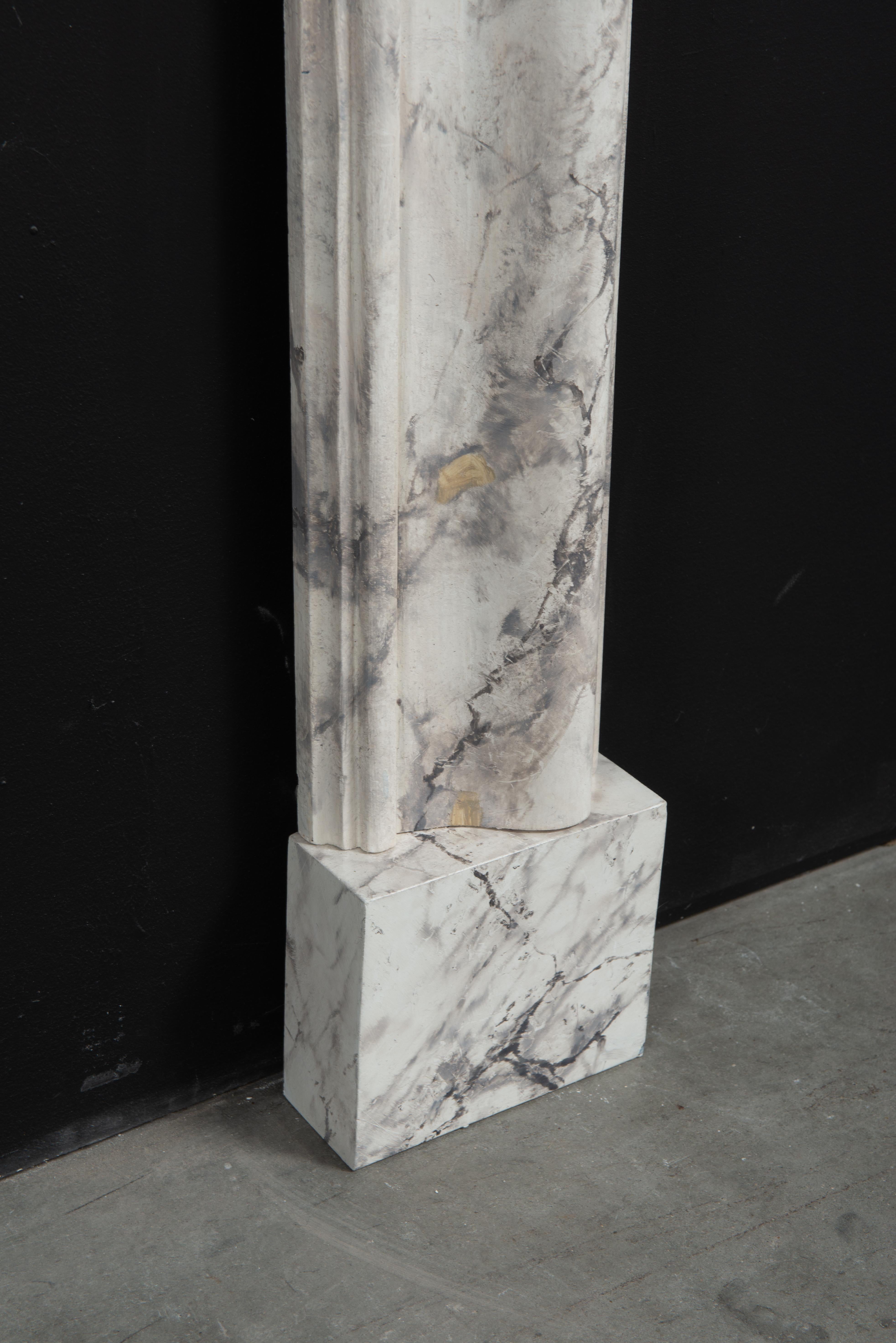 18th C. Dutch Louis XIV Fireplace Mantel For Sale 7