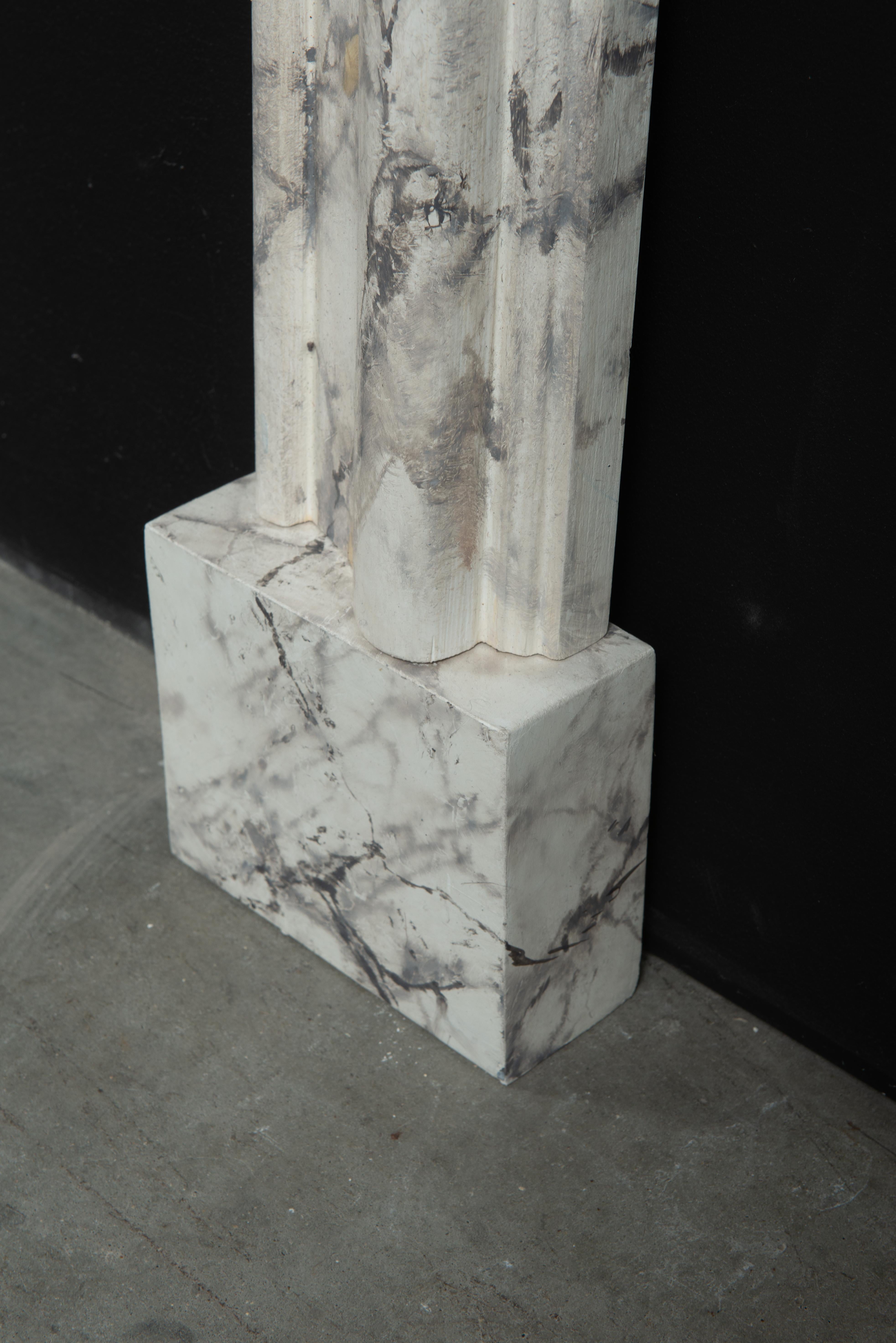 18th C. Dutch Louis XIV Fireplace Mantel For Sale 10