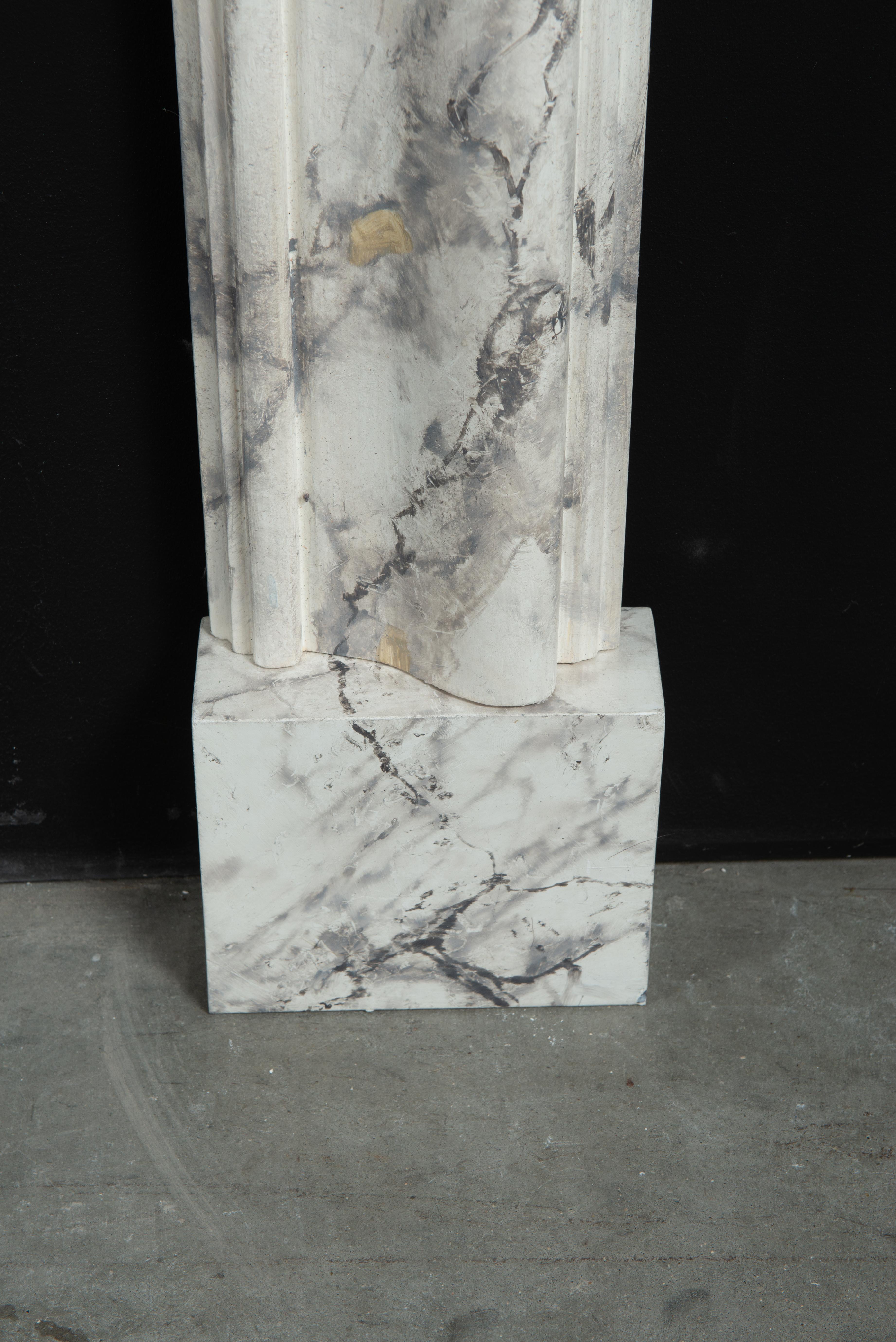 18th C. Dutch Louis XIV Fireplace Mantel For Sale 11