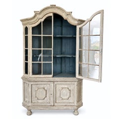 18th C Dutch Rococo Display Cabinet