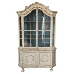 18th C Dutch Rococo Display Cabinet