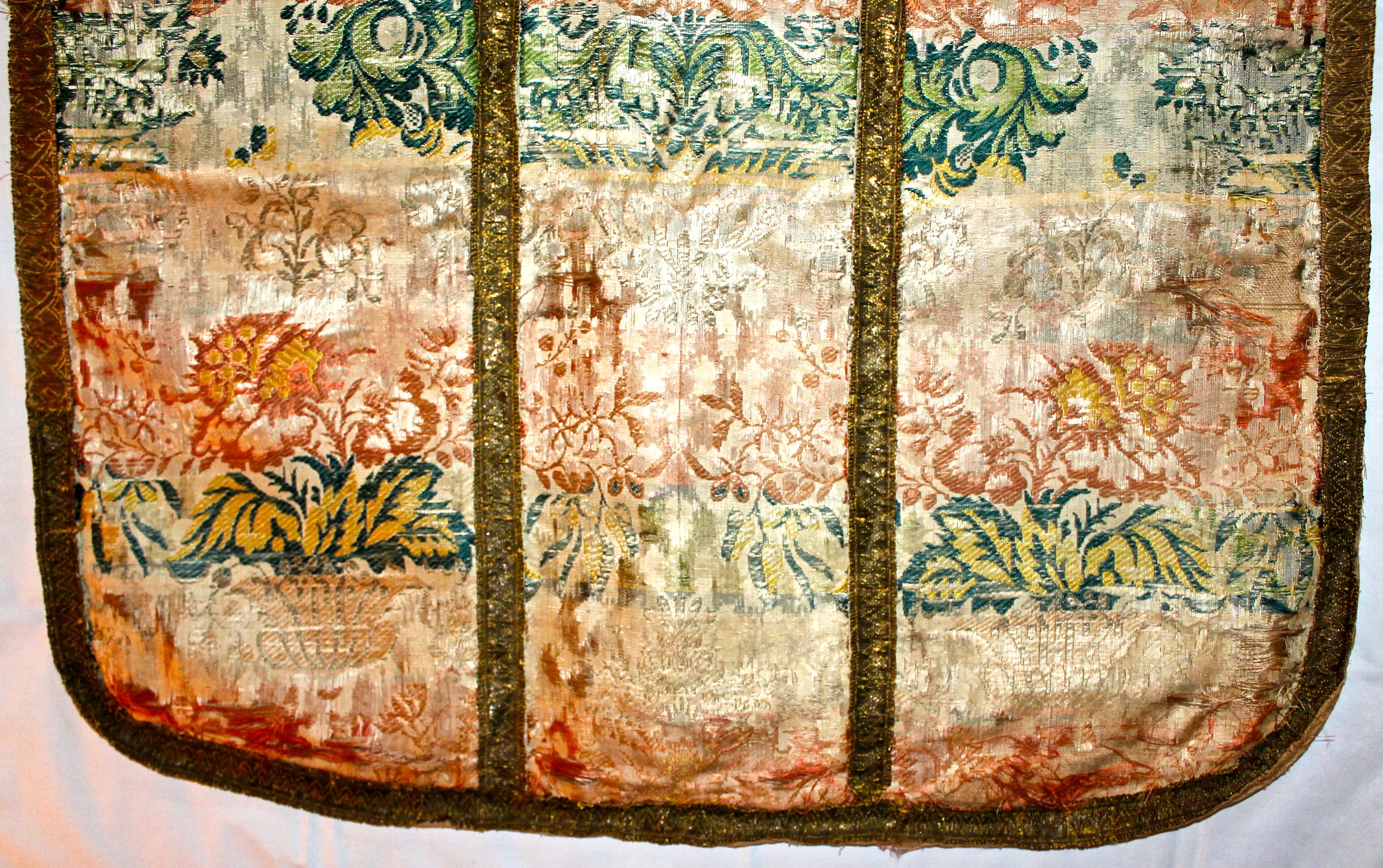 18th Century Embroidered French Chasuable 6