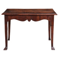 Antique 18th c. English Burr Oak Center Table