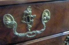 18th C English Chippendale Walnut Three-Drawer Lowboy