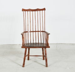 18th c. English Comb Back Windsor Armchair