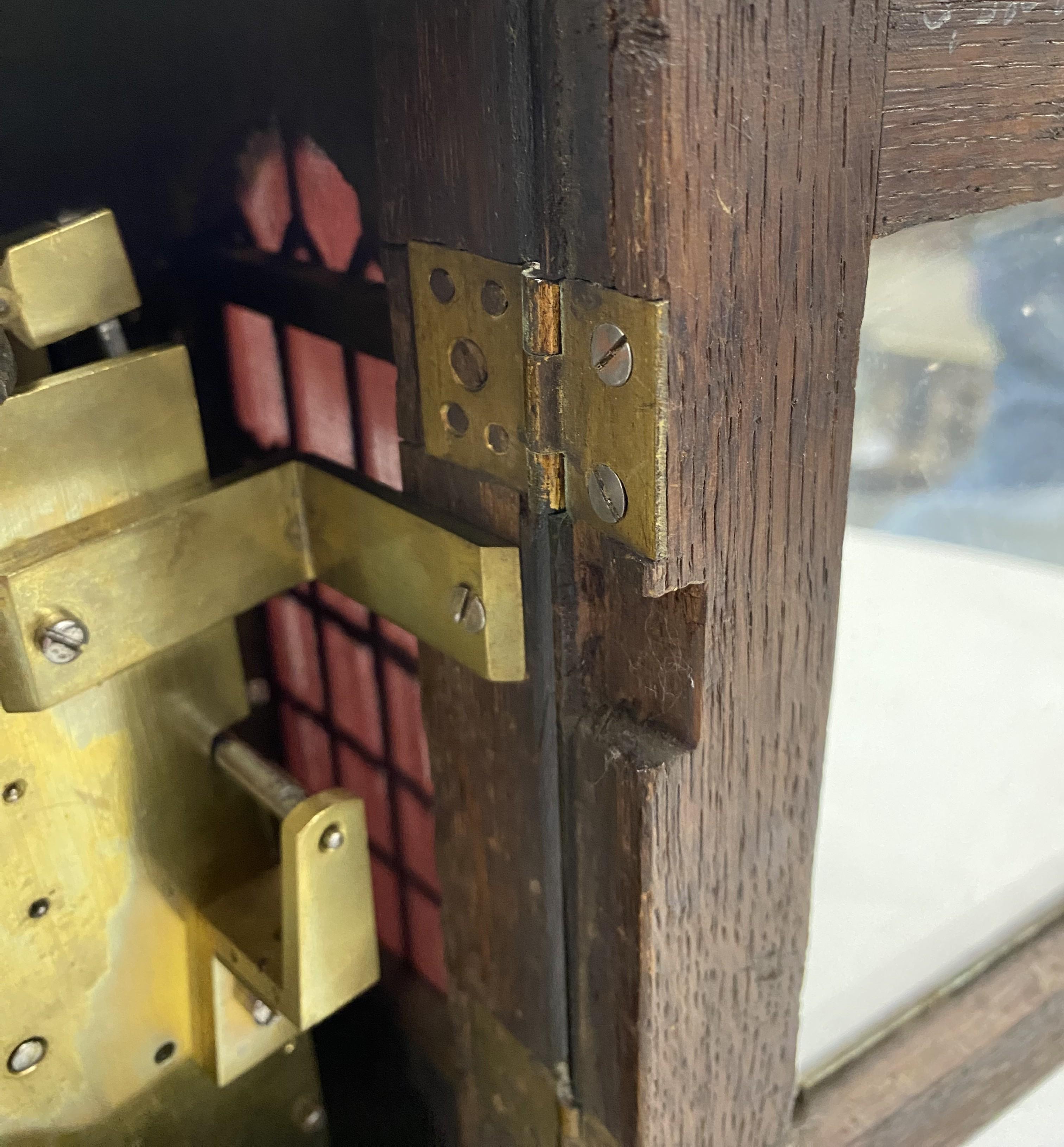 18th c English Edward Foster Mahogany Bracket Clock 3