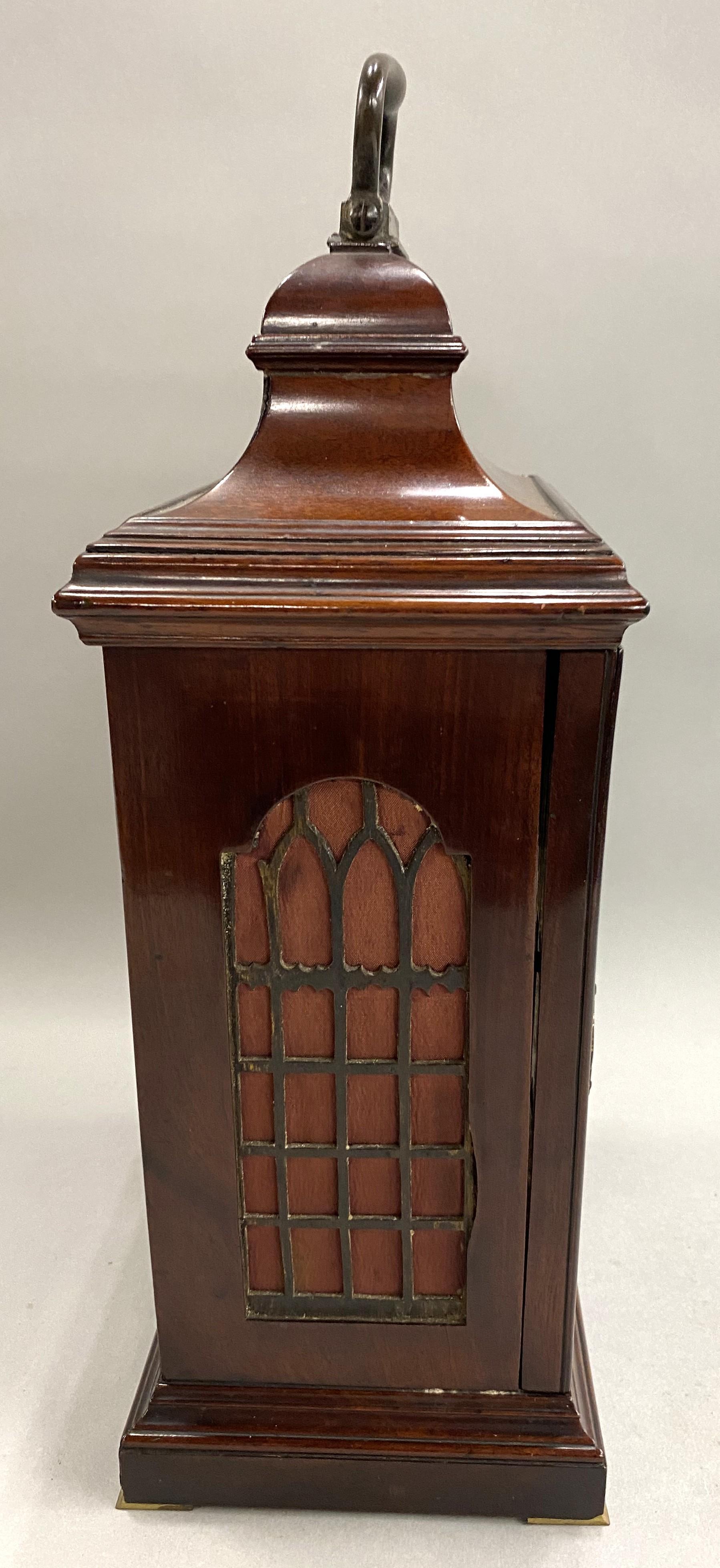 Georgian 18th c English Edward Foster Mahogany Bracket Clock