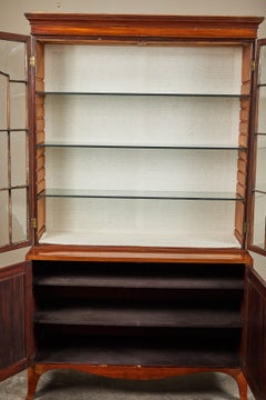 18th Century English Mahogany George III Display Cabinet