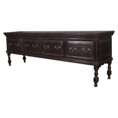 18th C English Oak Dresser Base