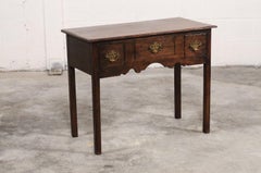 18th C. English Oak Lowboy
