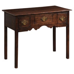 18th C. English Oak Lowboy