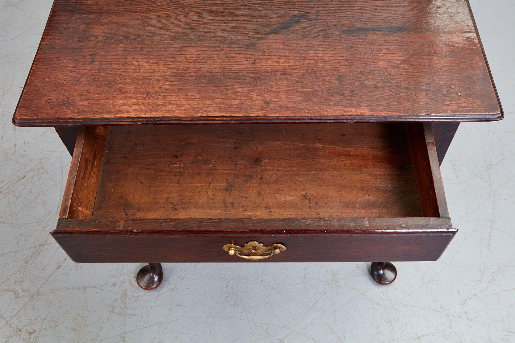 18th c. English Padfoot Side Table For Sale 8