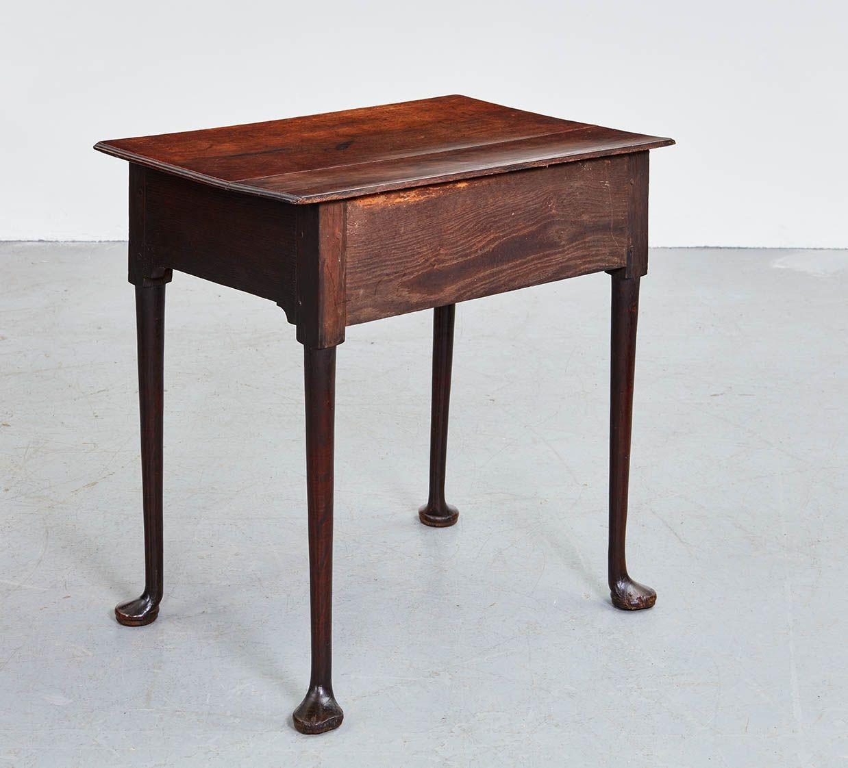18th c. English Padfoot Side Table For Sale 9