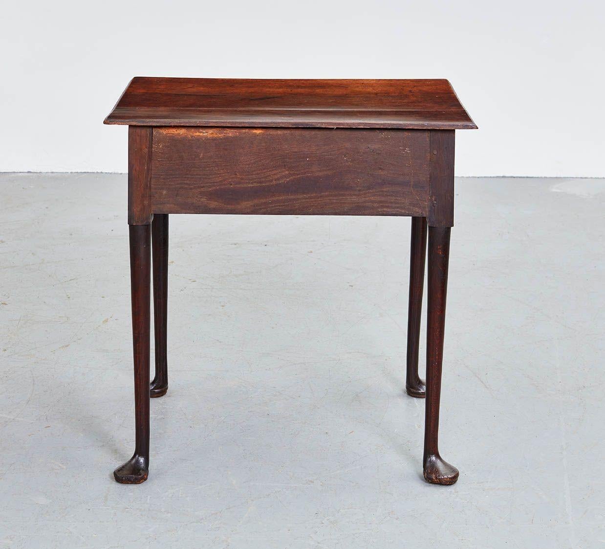 18th c. English Padfoot Side Table For Sale 10
