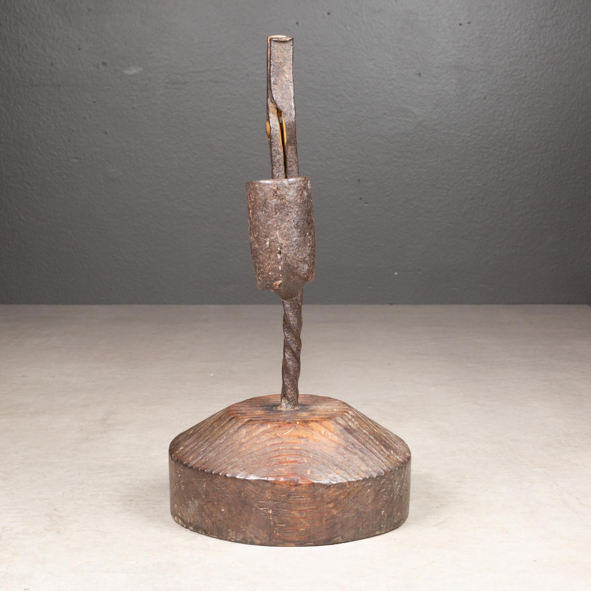 Victorian 18th c. English Rush Light Candlestick c.1760