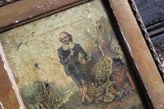 18th C English School Oil Canvas Shakespeares A Midsummer Night’s Dream Folk Art