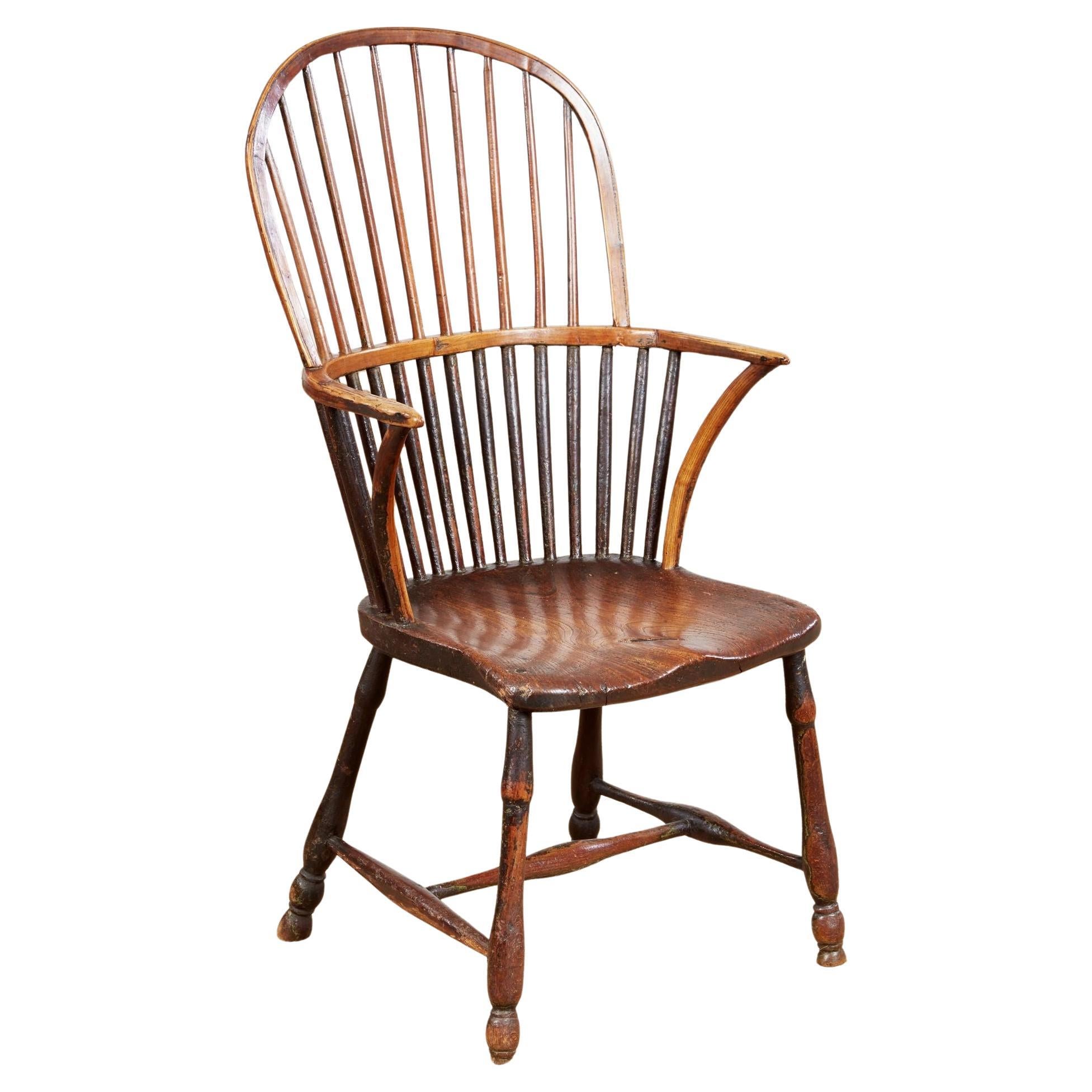 18th c. English Thames Valley Windsor Armchair