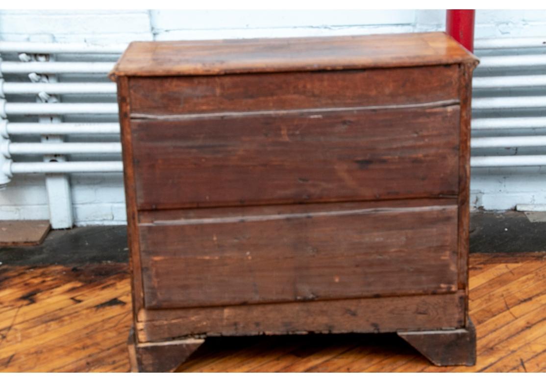 18th C. Figured Wood Chest Of Drawers for Restoration  For Sale 9